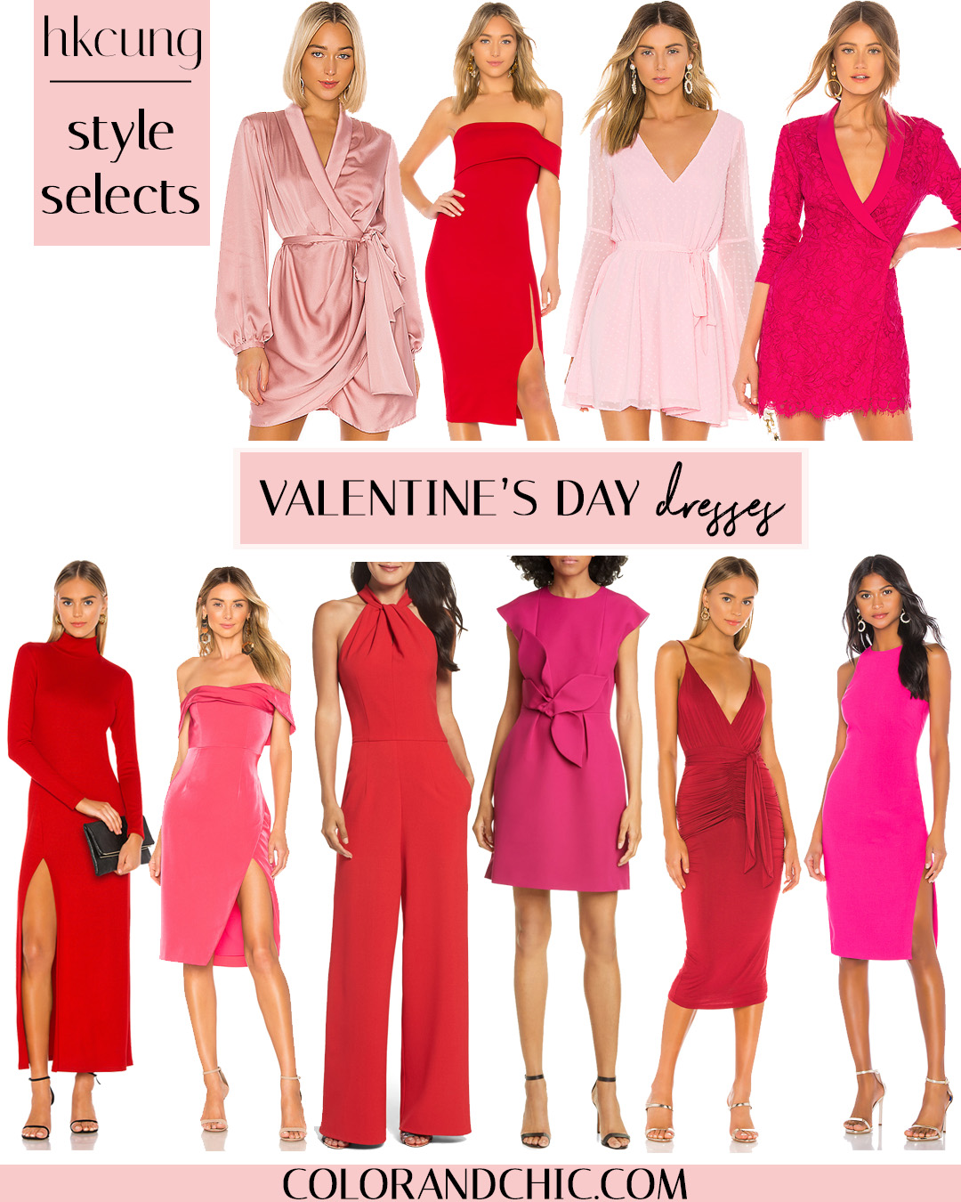 Valentine's Day dresses and outfits