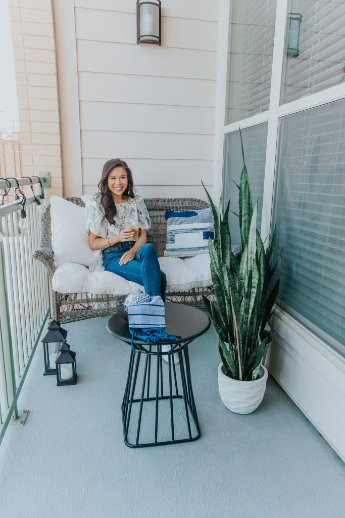 How to Make An Apartment Patio An Oasis You'll Love Color & Chic