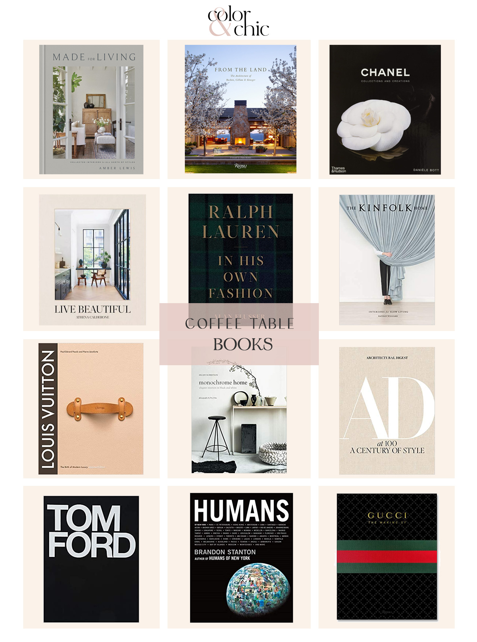Best Coffee Table Books For Decorating, Architectural Digest Best Coffee Table Books
