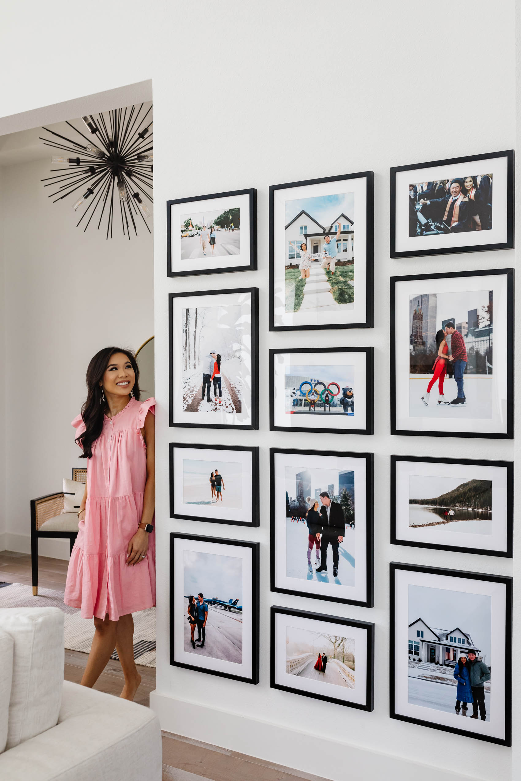 How We Created Our Custom Framebridge Gallery Wall - Color & Chic