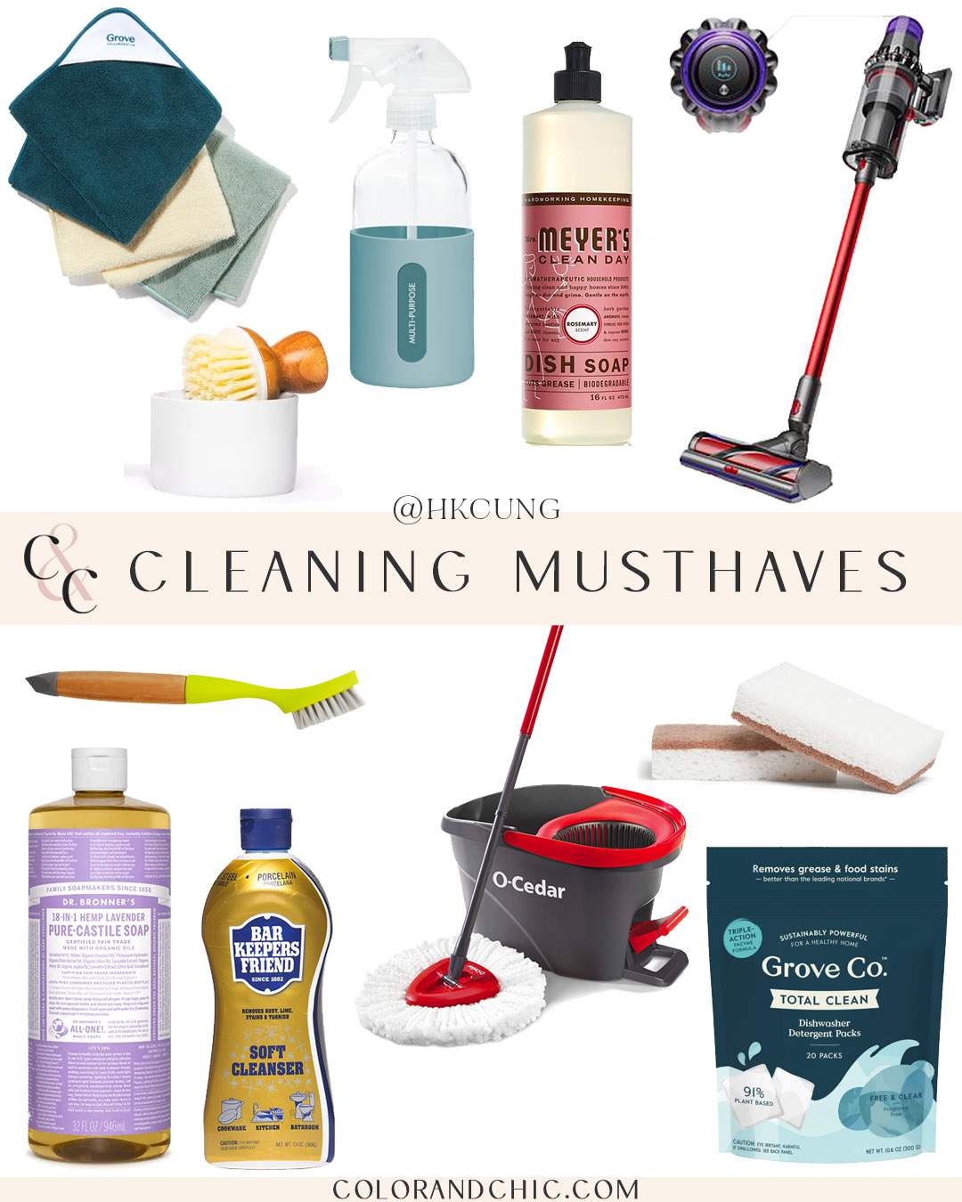 House Cleaning Supplies List