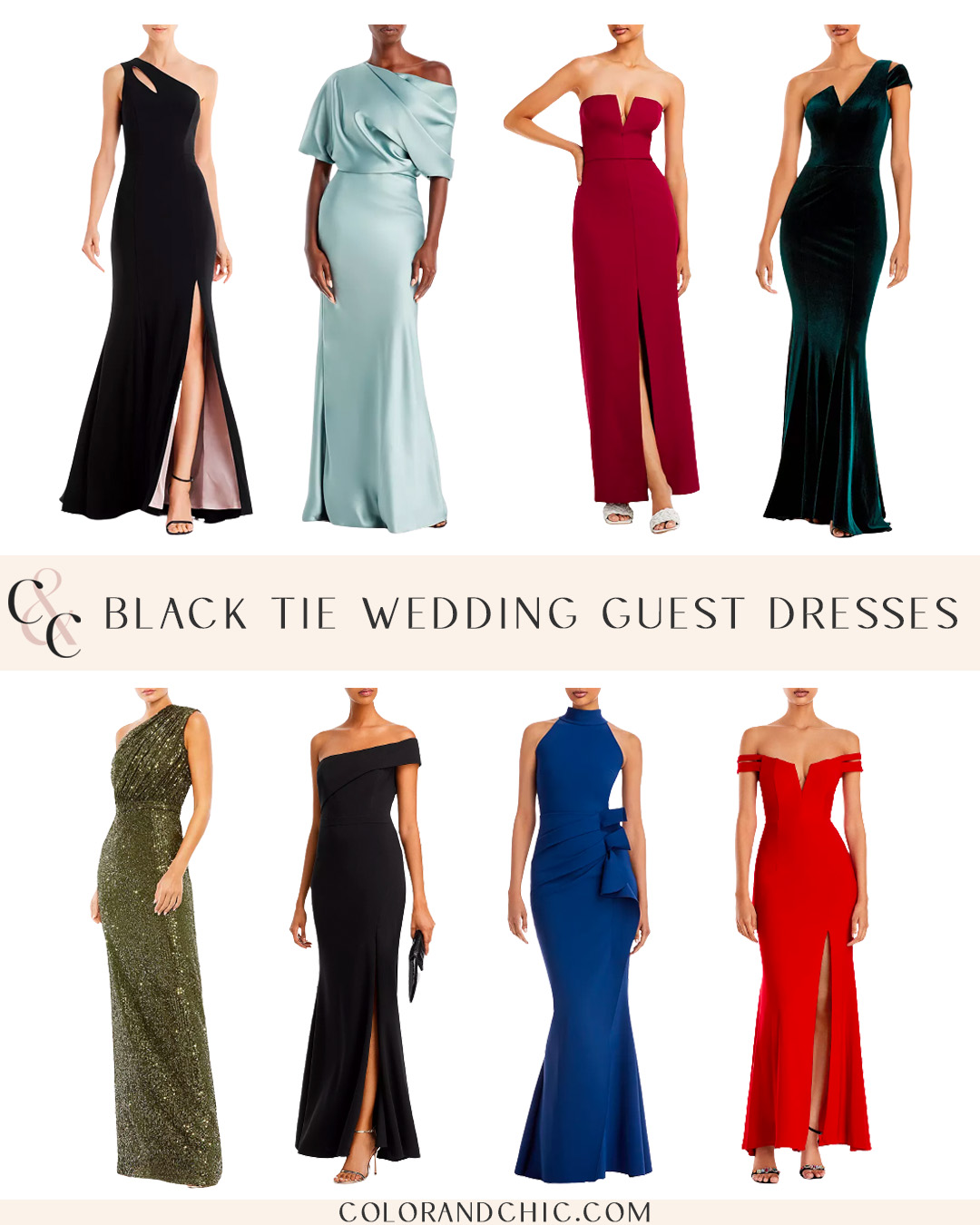 Wedding Dress Code Guide - Color & Chic