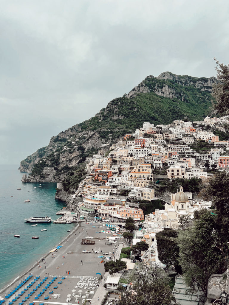 positano on the amalfi coast