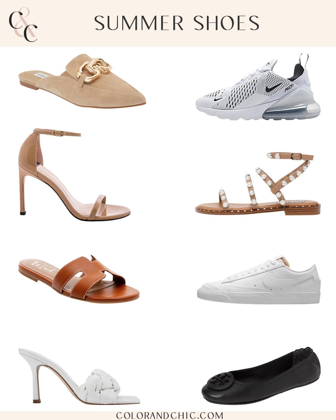 Best Summer Sandals, Sneakers & More! Color & Chic