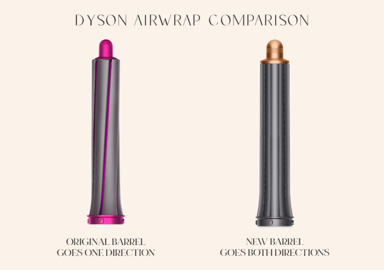 Dyson Air Wrap Barrel Comparison