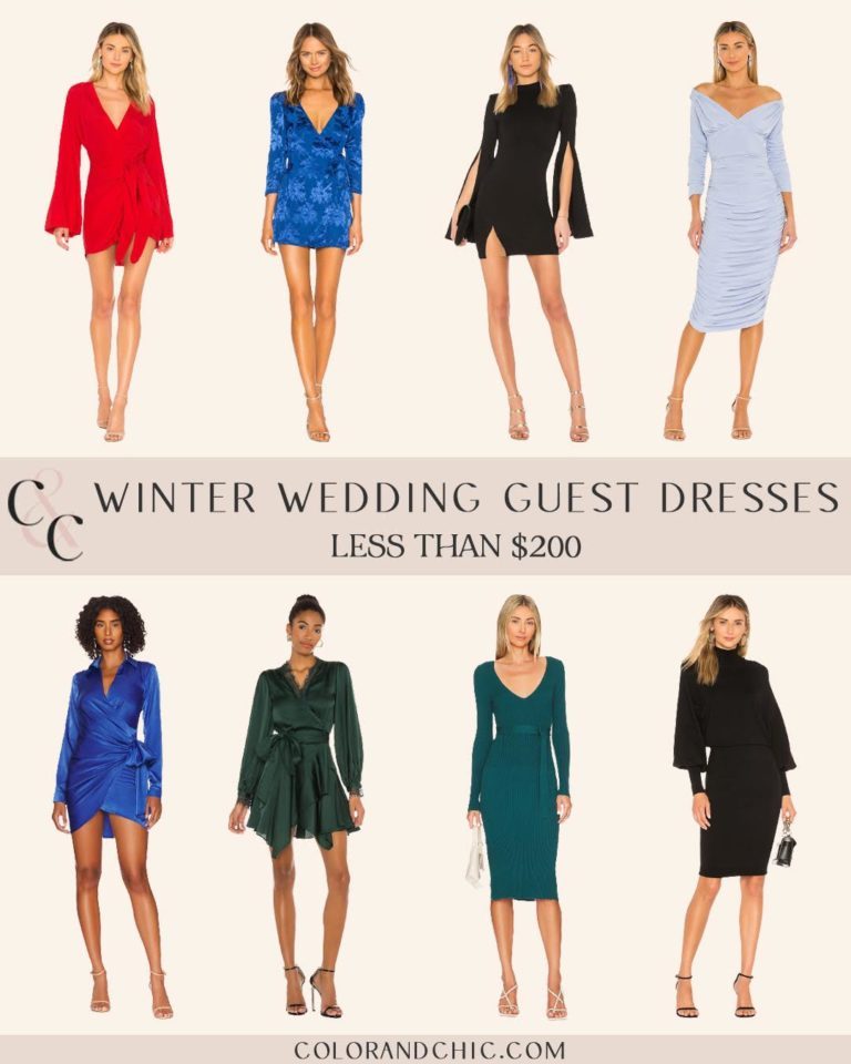 blogger hoang-kim cung curates winter wedding guest dresses less than $200