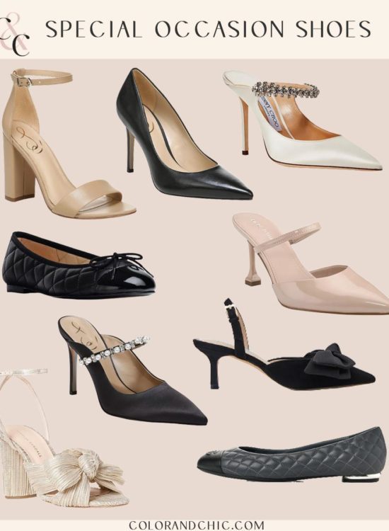 blogger hoang-kim cung shares the most comfortable dress shoes for women including jimmy choo, chanel, sam edelman, draper james, loeffler randall