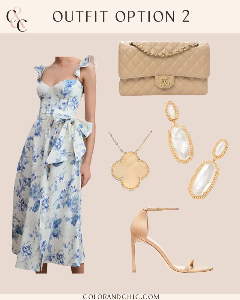 blogger hoang-kim cung curates outfits for the spring including chanel, van cleef & arpels, v. chapman, stuart weitzman, and kendra scott