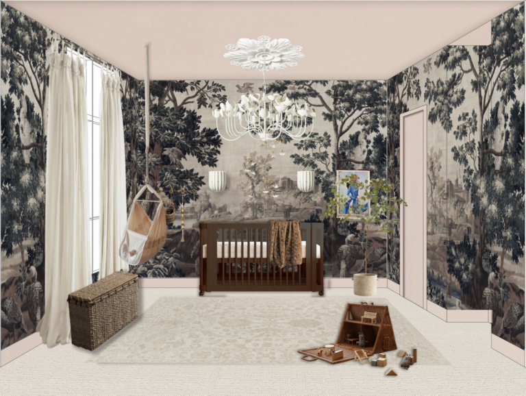 urbanology designs design board with nursery decor and furniture