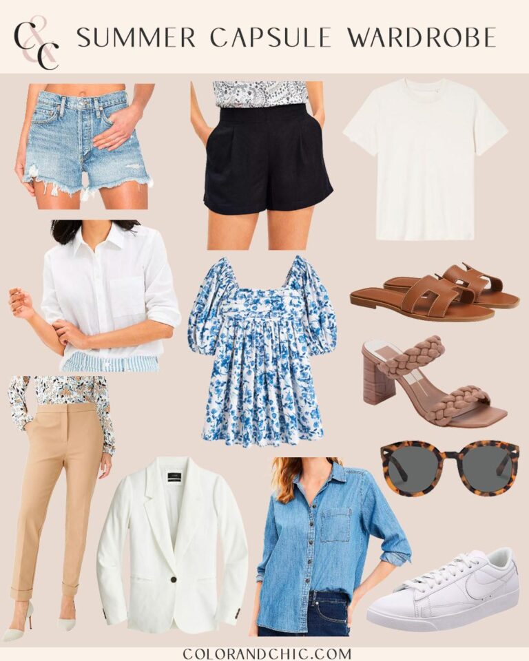 Summer Capsule Wardrobe - Color & Chic
