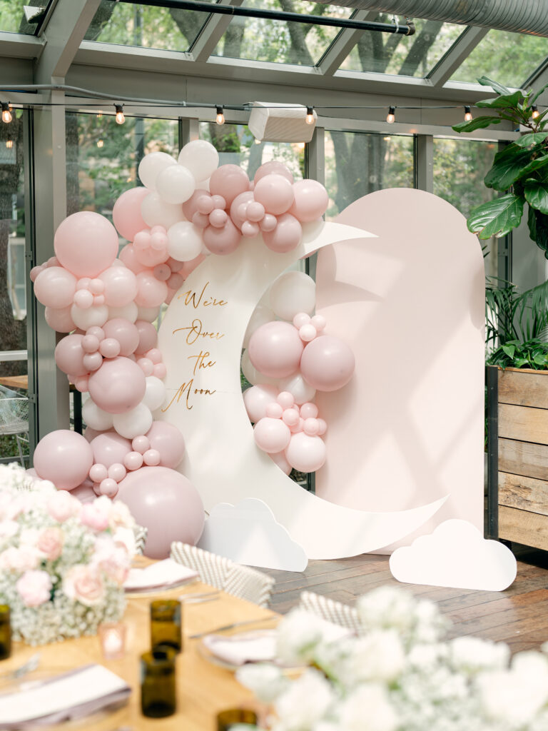 Our Dream Baby Shower: Moon-Themed Baby Shower in Dallas - Color & Chic